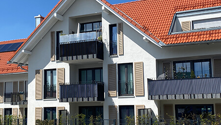 Vermietung Zorneding - trendige helle 2-Zimmer-Wohnung mit Balkon und Garage